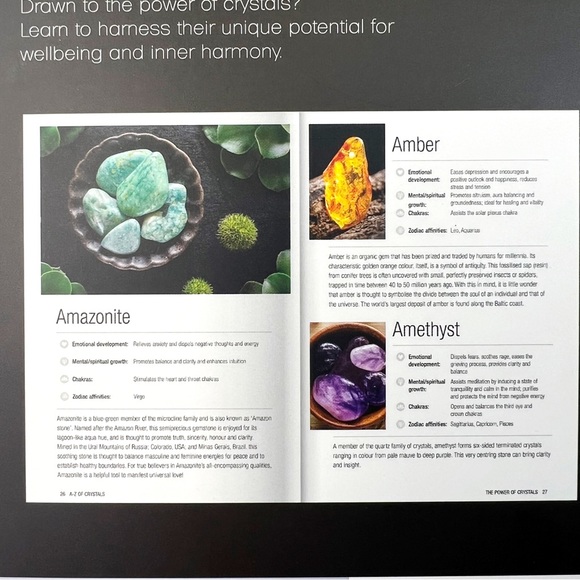 ELEVATE The Power Of Crystals Healing Kit (Book and 3 Crystals) - Picture 3 of 6